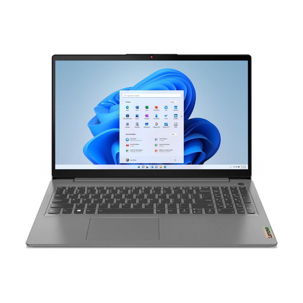 LAPTOP LENOVO IDEA 3 CORE I7 1255U 512GB SSD 16GB DDR4 15.6" FHD TOUCH SCREEN TEC/ING W11H GRIS 82RK017QUS 12M DE GARANTIA