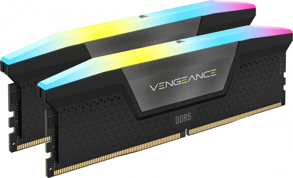 RAM CORSAIR DDR5 VENGEANCE 2X24 48GB 6000 NEGRO RGB CMH48GX5M2B6000C30 11M DE GARANTIA