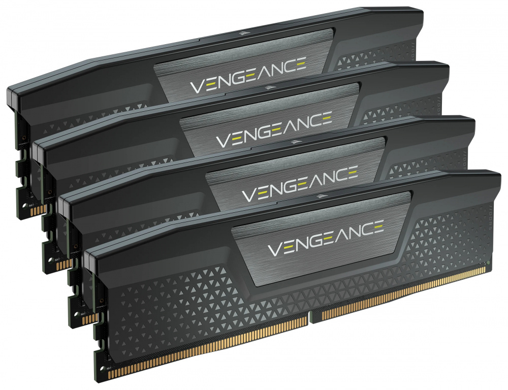 RAM CORSAIR DDR5 VENGEANCE 4X24 96GB 6000 NEGRO CMK96GX5M4B6000C30 11M DE GARANTIA