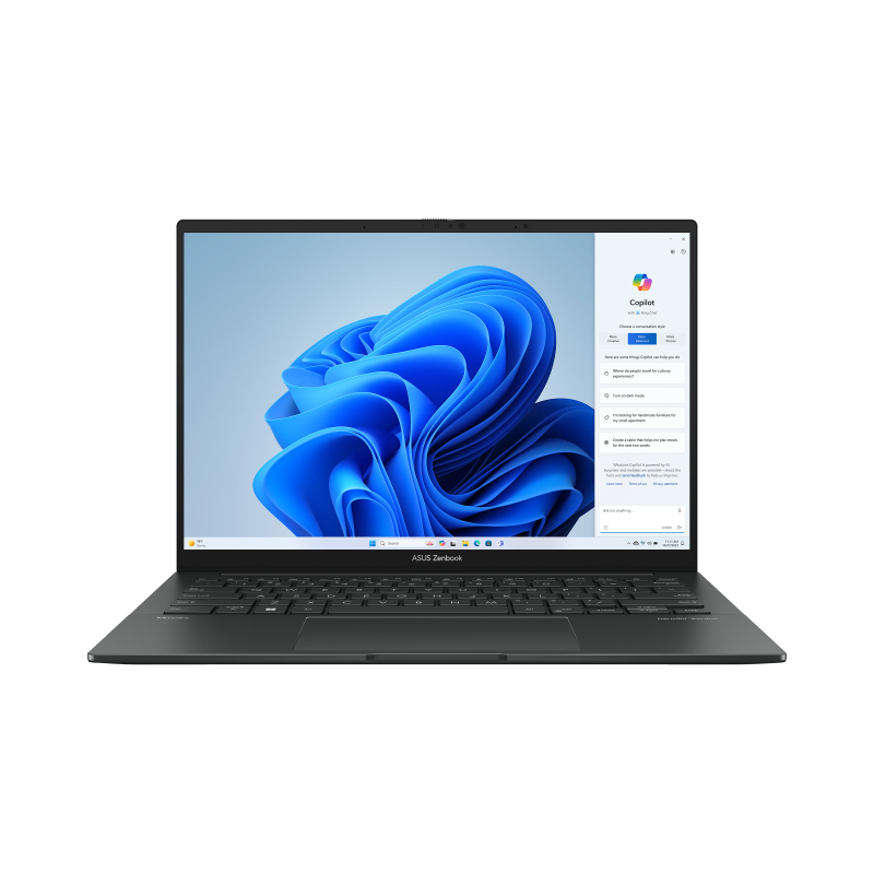LAPTOP ASUS ZENBOOK CORE 7 ULTRA 155H 1TB SSD 16GB DDR5 14" OLED TOUCH SCREEN TEC/ING W11H GRIS Q425MA-U71TB 90NB11R7-M00JY0 11M DE GARANTIA