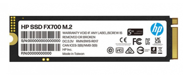 SSD HP FX700 4TB M.2 PCIEX 7200 MB/s 8U2N7AA 12M DE GARANTIA