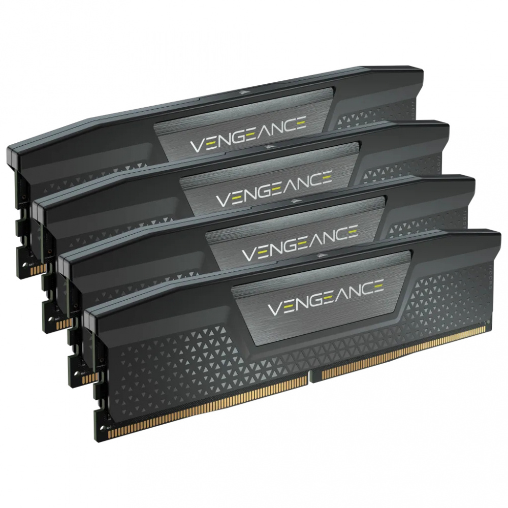 RAM CORSAIR DDR5 VENGEANCE 4X24 96GB 6400 NEGRO CMK96GX5M4B6400C32 11M DE GARANTIA