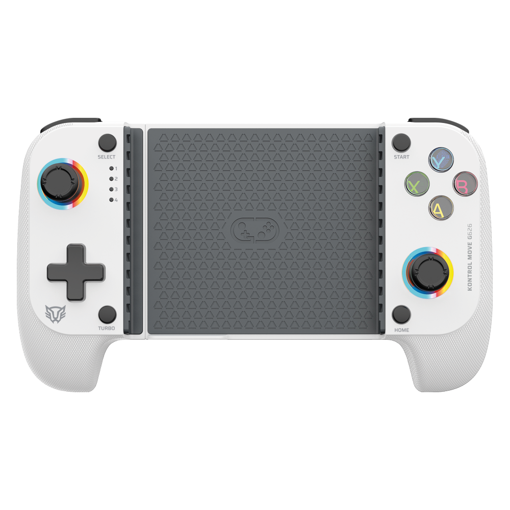 CONTROL BALAM RUSH KONTROL MOVE G626 BLANCO INALAMBRICO/BLUETHOOTH 5.0 RGB ANDROID/IOS BR-940481 06M DE GARANTIA