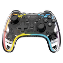 CONTROL BALAM RUSH KONTROL GLOW SWG600 NEON TRANSPARENTE  RGB INALAMBRICO PC/ANDROID/IOS/PS/NSWITCH BR-940467  1M DE GARANTIA