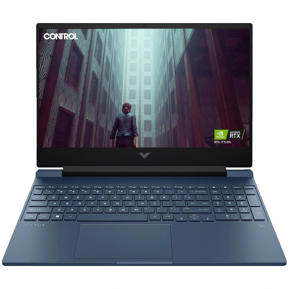 LAPTOP HP VICTUS CORE I5 12450H 512GB SSD 8GB DDR4 15.6" FHD TEC/ING W11H AZUL RTX 3050 15-FA0033DX 9T9R8UA 1AÑO DE GARANTIA