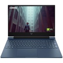LAPTOP HP VICTUS CORE I5 12450H 512GB SSD 8GB DDR4 15.6" FHD TEC/ING W11H AZUL RTX 3050 15-FA0033DX 9T9R8UA 1AÑO DE GARANTIA