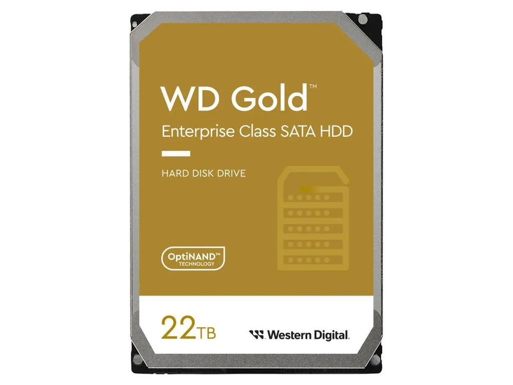 DD WD NUEVO SATA 22TB  3.5" GOLD WD221KRYZ 11M DE GARANTIA
