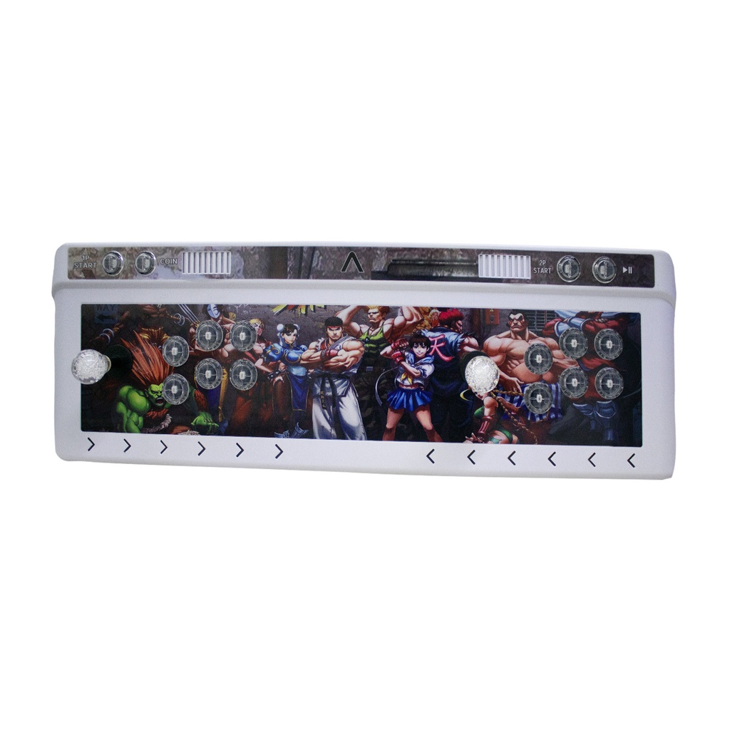 CONSOLA TABLERO AION 2P S2 TEAM STREET  FIGHTER CON 6600 JUEGOS ARCADE MULTIJUGADOR HDMI WIFI 3M DE GARANTIA