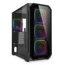 GABINETE SHARKOON AK5G RGB MATX S/FUENTE CRISTAL NEGRO C-AK5G 11M DE GARANTIA