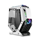GABINETE SHARKOON ELITE SHARK CA700 RGB S/FUENTE CRISTAL NEGRO/BLANCO C-CA700BW 11M DE GARANTIA