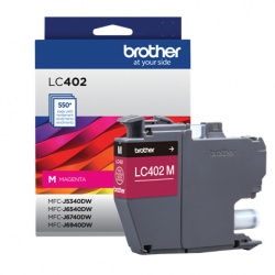 CARTUCHO BROTHER LC402M MAGENTA 550PAGINAS MFC-J6940DW/J6540DW GARANTIA CON FABRICANTE