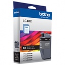 CARTUCHO BROTHER LC402BK NEGRO 550 PAGINAS MFC-J6540DW MFC-J6940DW GARANTIA CON EL FABRICANTE