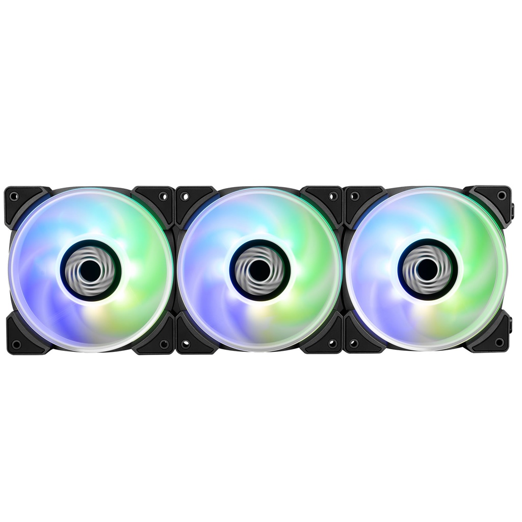 VENTILADOR INWIN LYNX LN120 KIT 3X1 RGB 120MM NEGRO IW-FN-LN120-3PK 11M DE GARANTIA
