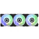 VENTILADOR INWIN LYNX LN120 KIT 3X1 RGB 120MM NEGRO IW-FN-LN120-3PK 11M DE GARANTIA