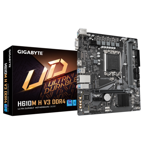 MB GIGABYTE H610M H V3 INTEL VRM DDRA 64GB M-ATX HDMI H610M H V3  11M DE GARANTIA