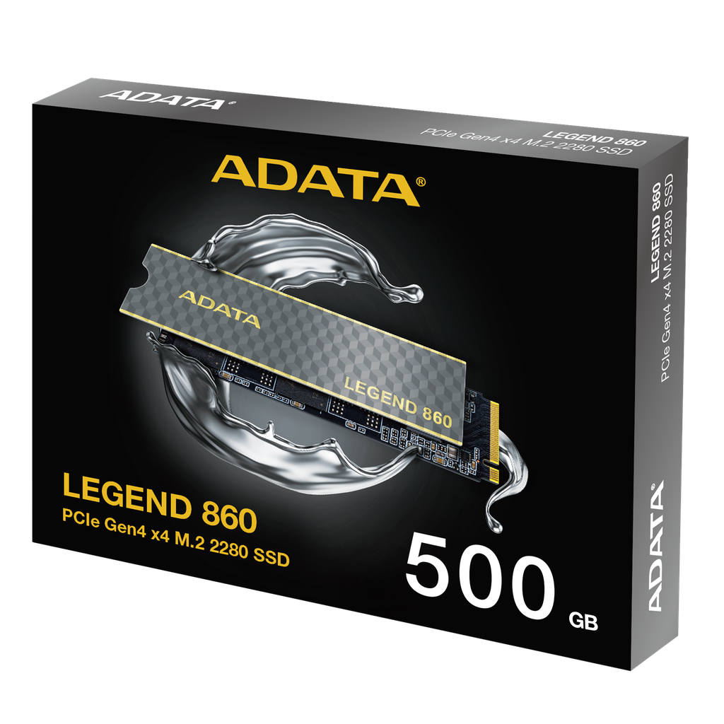 SSD ADATA LEGEND 860 500GB M.2 6000MB/5000MB SLEG-860-500GCS 11M DE GARANTIA