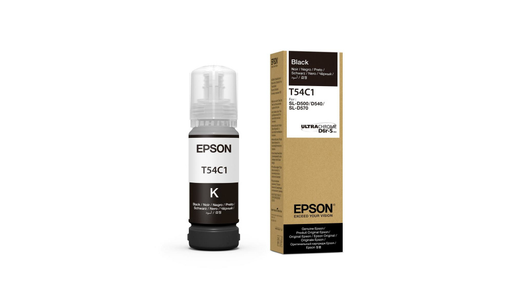 TINTA EPSON T54C NEGRO COM/SL-D500 T54C120 D750 70ML SIN GARANTIA 