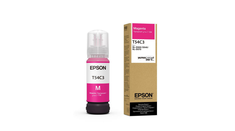 TINTA EPSON T54C MAGENTA COM/SL-D500 T54C320 D750 70ML SIN GARANTIA