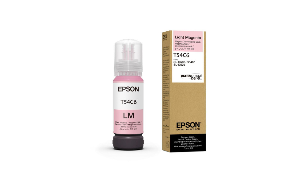 TINTA EPSON T54C MAGENTA CLARO COM/SL-D500 T54C620 D750 70ML SIN GARANTIA 