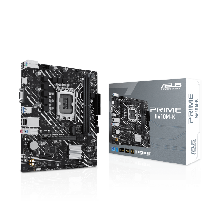 MOTHER INTEL H610M-K ASUS PRIME LGA1700 2xDDR5 96GB M-ATX 90MB1GA0-M0EAY0 12M DE GARANTIA