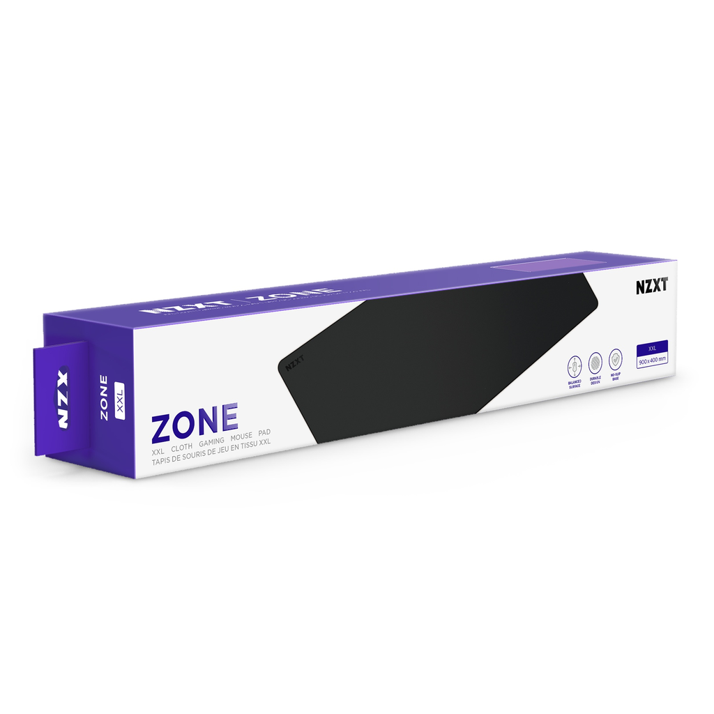 MOUSEPAD NZXT ZONE XXL NEGRO TELA 95X95X410MM MM-2XLSP-BK SIN GARANTIA