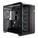 GABINETE BALAM RUSH TANK EXPERT CURVE 7400 NEGRO ATX DIGITAL 4VENT ARGB CRISTAL S/FUENTE BR-941594 11M DE GARANTIA