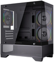 GABINETE BALAM RUSH TANK PERFORM 3200 NEGRO M-ATX 3VENT ARGB USB-3.0 CRISTAL S/FUENTE BR-941655 11M DE GARANTIA