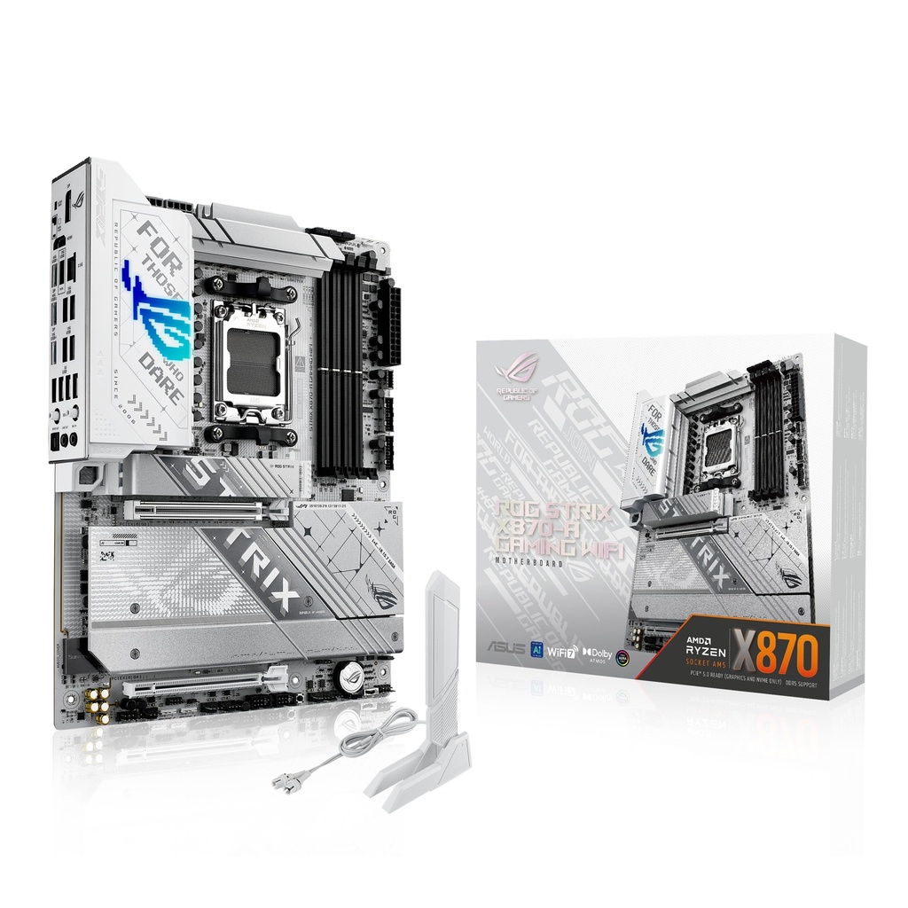 MOTHER AMD X870-A WIF ASUS ROG STRIX AM5 4xDDR5 256GB ATX 12M DE GARANTIA