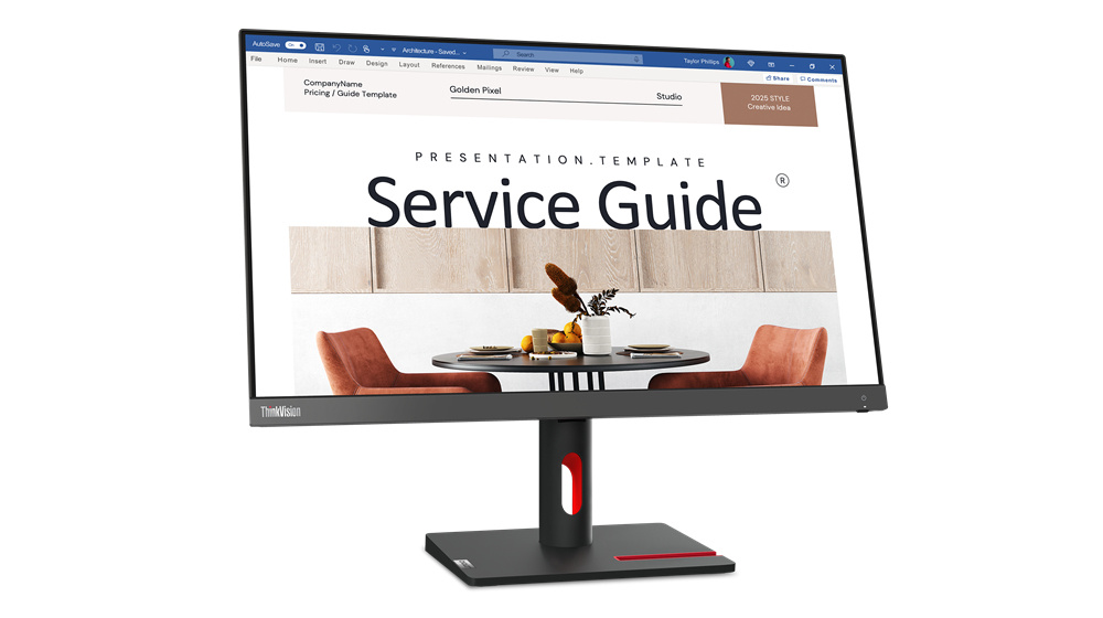MONITOR LENOVO THINK VISION S24i-30 LED 23.8" IPS 4MS 100HZ HDMI VGA DP 63DEKAR3LA GARANTIA CON FABRICANTE