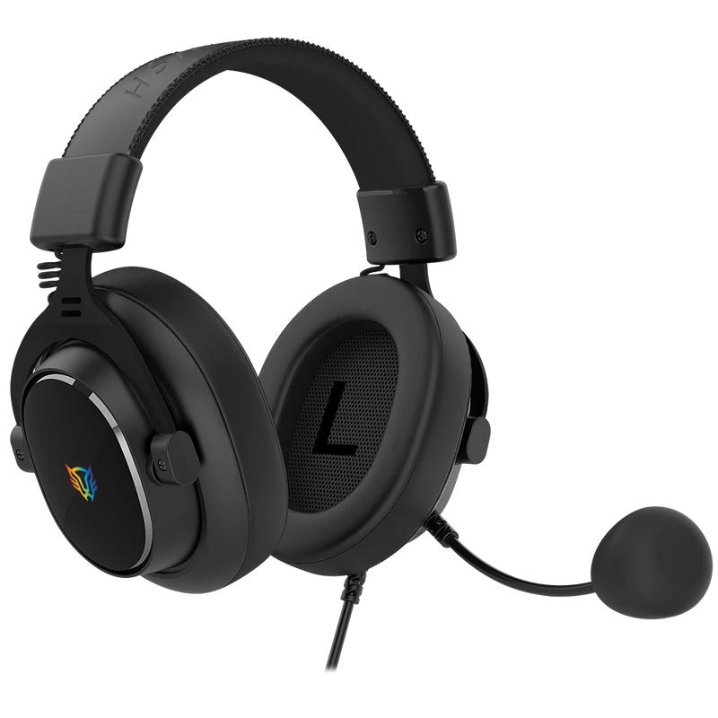 AUDIFONOS BALAM RUSH AVIATOR EXPERT HA777 NEGRO ALÁMBRICOS OVER EAR SONIDO 7.1 BR-941143 03M DE GARANTIA