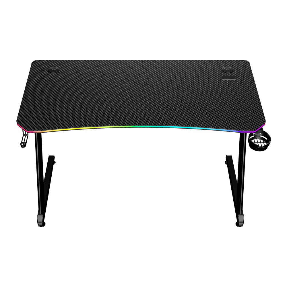 ESCRITORIO GAMER BALAM RUSH ERGONÓMICO OLYMPUS SPOT GLOW PRO MRX8000 NEGRO ESTRUCTURA Z 120X60CM SOPORTA HASTA 100 KG BR-941372 06M DE GARANTIA