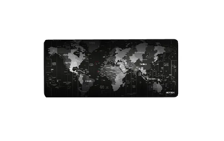 MOUSEPAD ACTECK VIBE FLOW WORLD MT494W TELA GOMA 80X35CM MUNDO ADVANCED NEGRO AC-941037 SIN GARANTIA