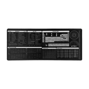 MOUSEPAD ACTECK VIBE FLOW TOOLS MT494H TELA + GOMA 80X35CM DISEÑO HERRAMIENTAS ADVANCED NEGRO AC-941075 SIN GARANTIA