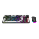 KIT 2 EN 1 USB BALAM RUSH SQUAD CONQUEST KG515 NEGRO TECLADO 85% + MOUSE 7200DPI RGB BR-940443 3M DE GARANTIA