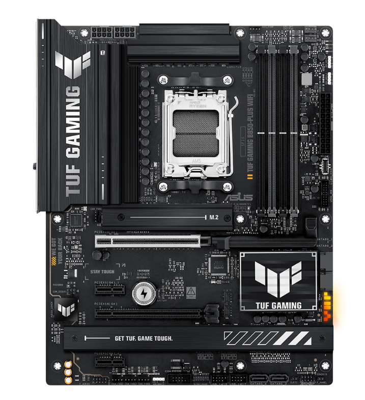 MOTHER AMD B850-PLUS WIFI ASUS TUF GAMING AM5 4xDDR5 256GB ATX 90MB1J30-MVAAY0 12M DE GARANTIA