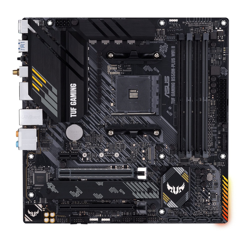 MOTHER AMD B550M-PLUS II WIFI ASUS TUF GAMING AM4 4xDDR4 128GB M-ATX 90MB19Y0-M0EAY0 12M DE GARANTIA