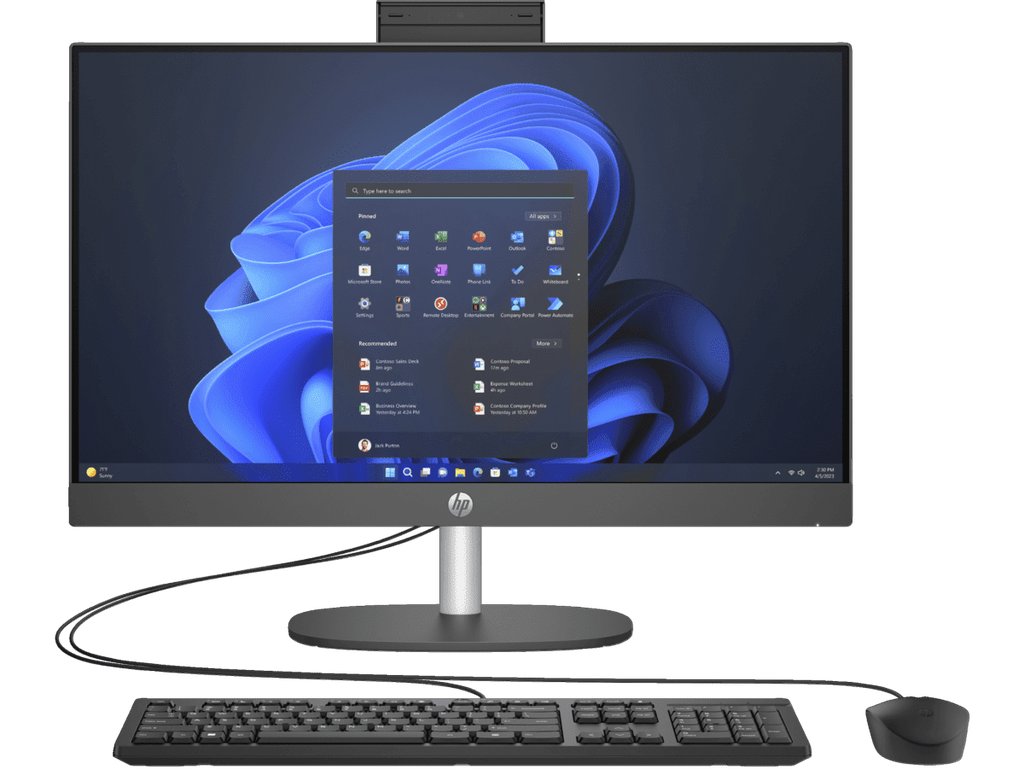 AIO HP 240 G10 CORE I3 N300 256GB 8GB 23.8" NEGRO W11H 9P4J8LA GARANTIA CON FABRICANTE