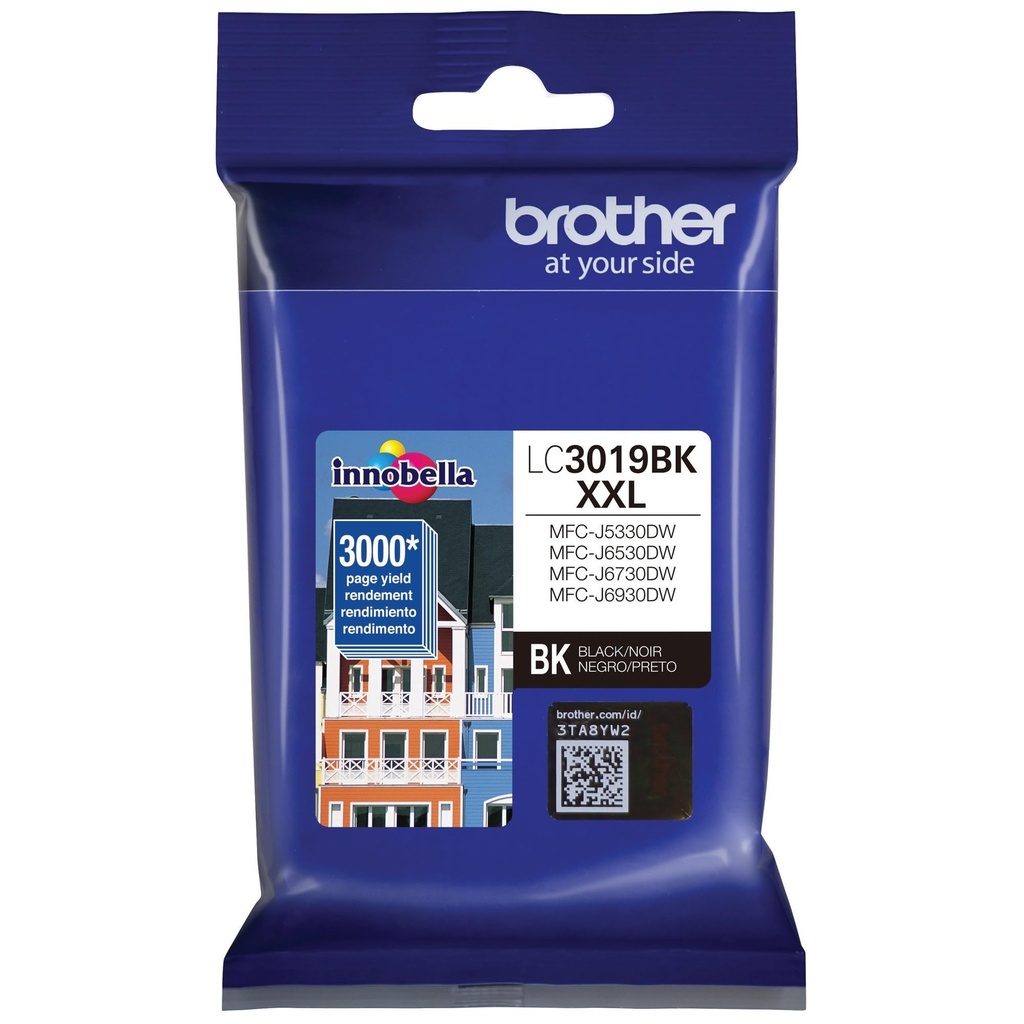 CARTUCHO BROTHER LC3019BK NEGRO 3000 PAGINAS SIN GARANTIA