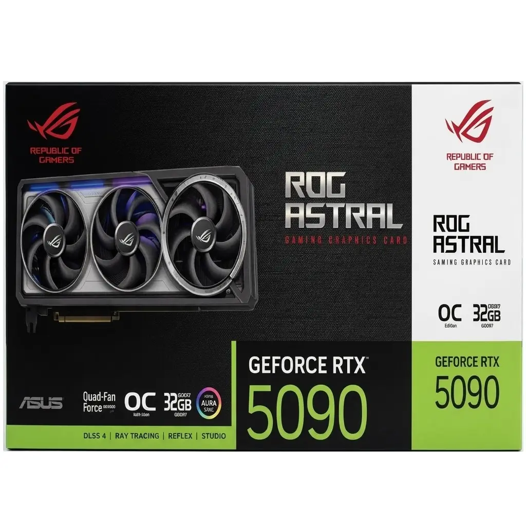 TARJETA DE VIDEO NVIDIA GEFORCE RTX5090 32G OC GDDR7 ASUS ROG ASTRAL 90YV0LW0-M0AA00 12M DE GARANTIA
