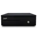 CAJON DE DINERO GHIA 4BILL 8MON GCD481 NEGRO ACERO RJ11 GARANTIA DIRECTO CON FABRICANTE