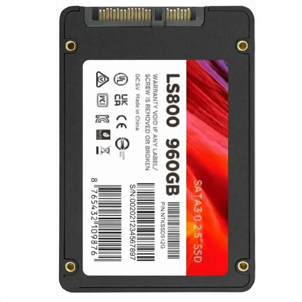 SSD LENOVO LS800 960GB 2.5 NEGRO 520MB/S 5SD1N53076 12M DE GARANTIA