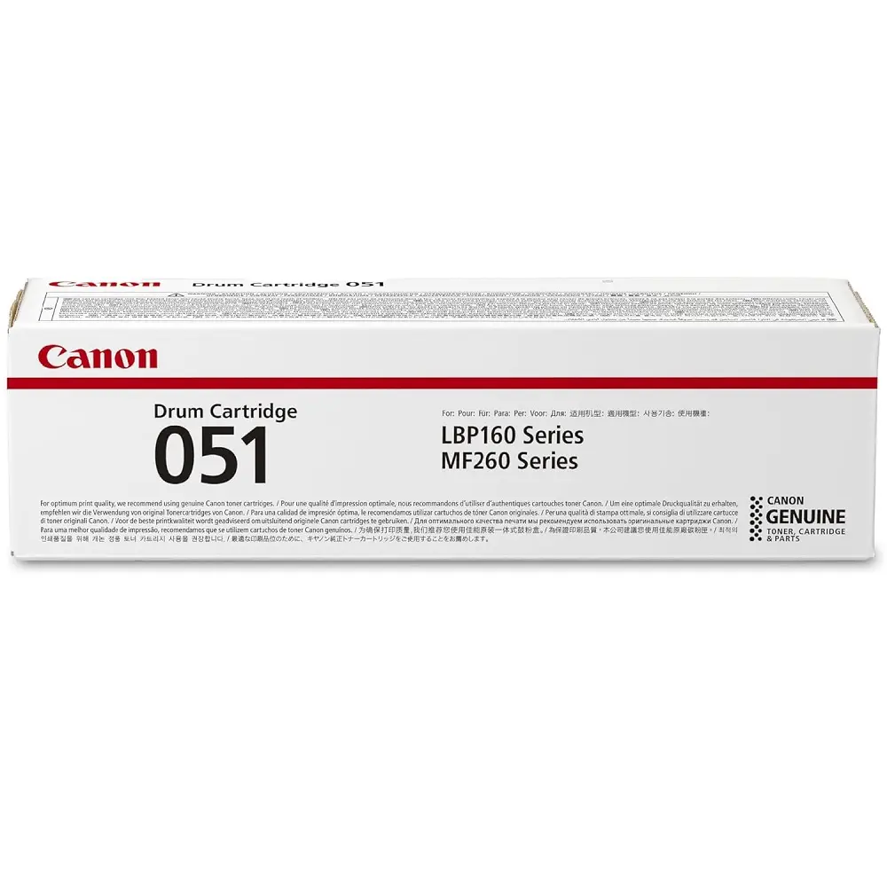 TAMBOR CANON 051 NEGRO 23000 PAGINAS LBP/162DW-MF264DW-MF267DW 2170C001AA SIN GARANTIA