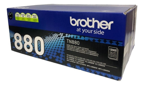 TONER BROTHER TN880 NEGRO 12 000 PAGINAS HL-L6200DW/L6200DWT/L6250DW/L6300DW/L6400DW GARANTIA CON FABRICANTE