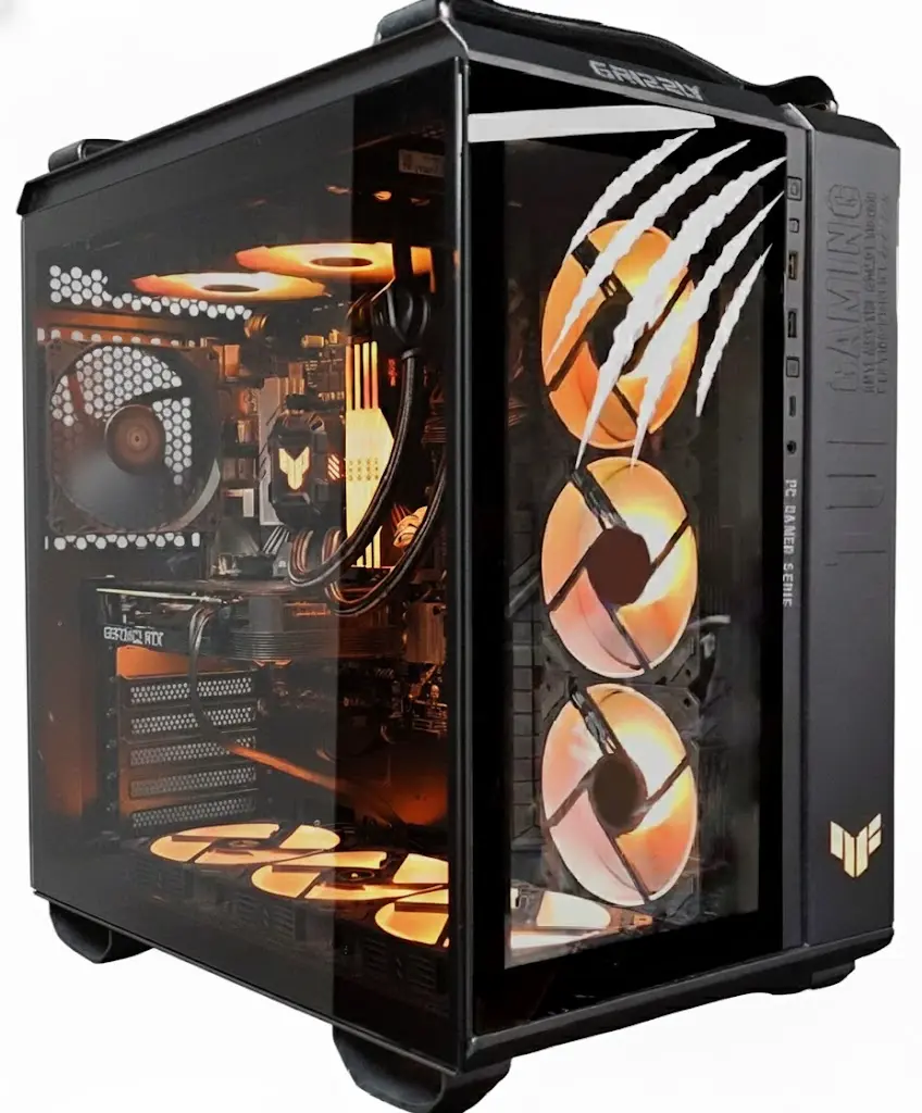 PC GAMER GRIZZLY ASUS EDITION INTEL CORE I7 12700F 4.9GHZ  RTX4060 32GB NVME 1TB WIFI BT PG-INTEL078 12M DE GARANTIA