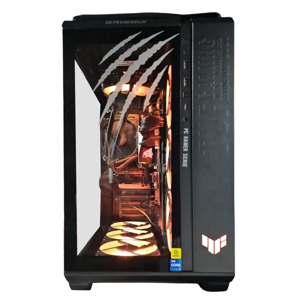 PC GAMER GRIZZLY ASUS EDITION INTEL CORE I7 12700F 4.9GHZ  RTX4060 32GB NVME 1TB WIFI BT PG-INTEL078 12M DE GARANTIA
