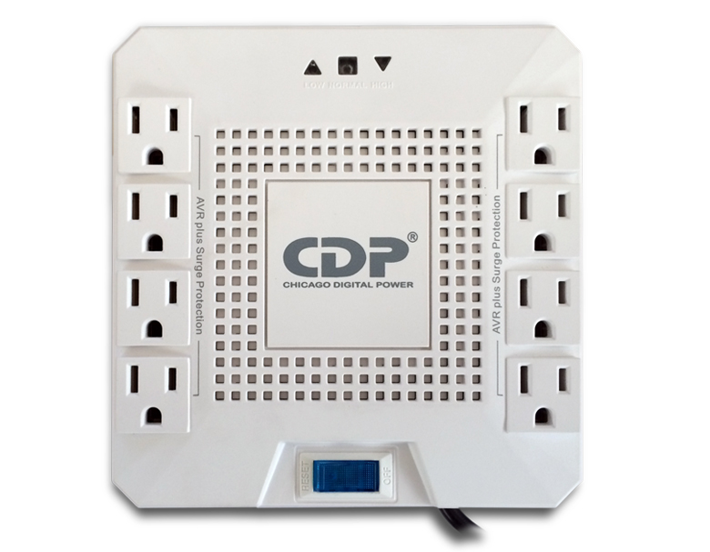 REGULADOR 1800VA 1000W CDP R-AVR1808 8C 11M DE GARANTIA