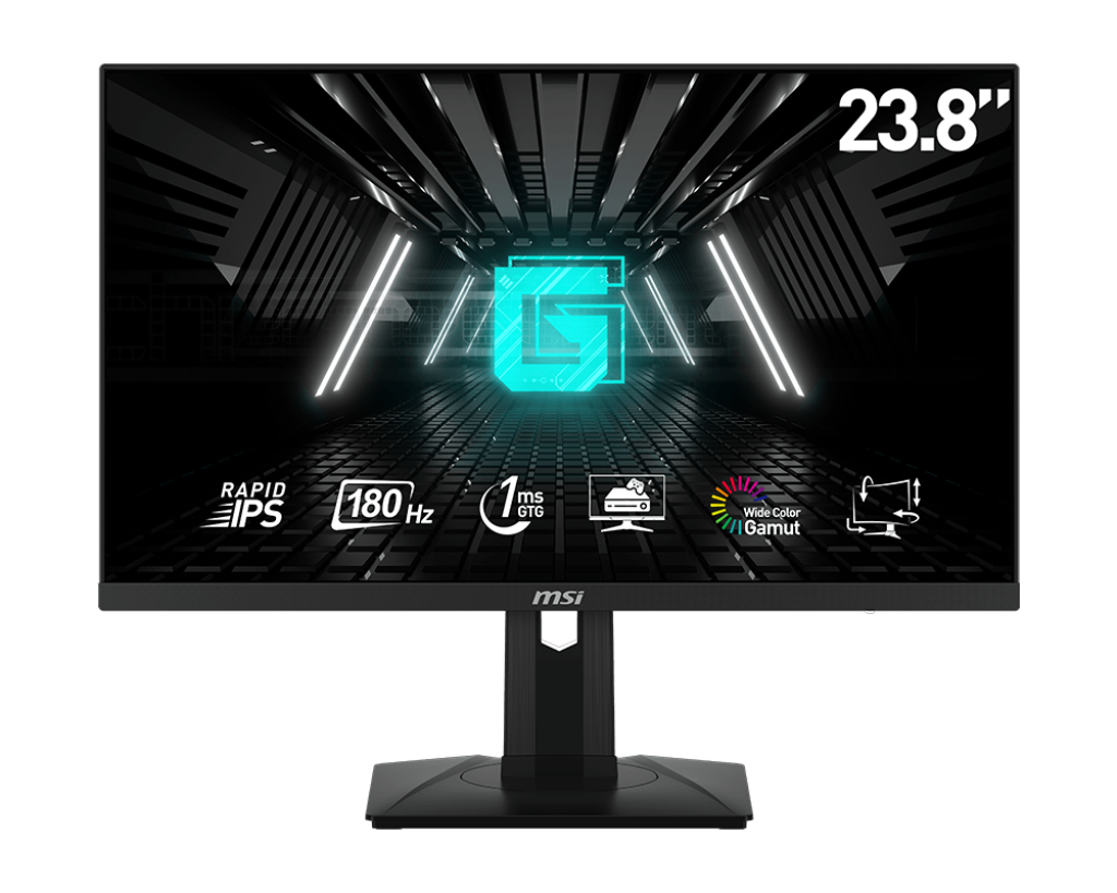 MONITOR 24 MSI G244PF E2 1MS 180HZ FULL HD GAMER IPS ADAPTIVE SYNC 12M DE GARANTIA