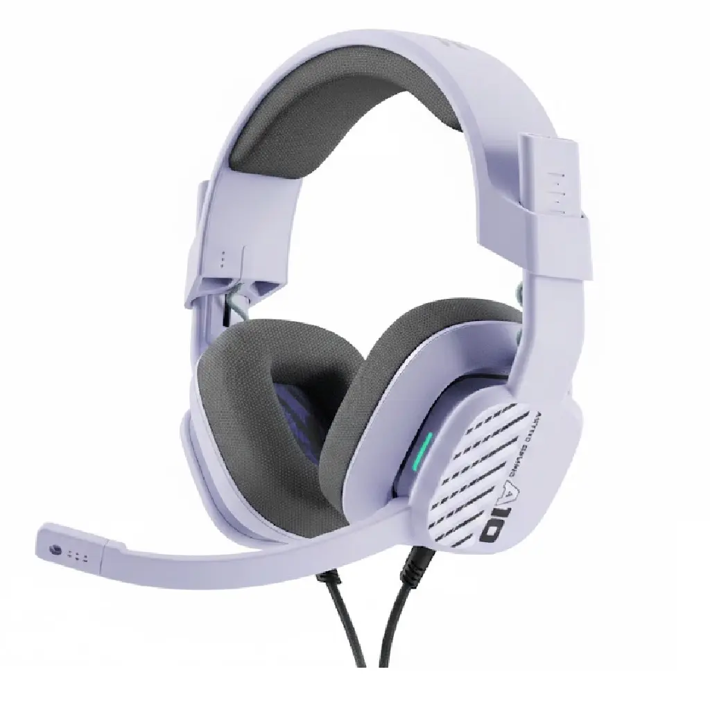 DIADEMA LOGITECH A10 ASTRO GAMING ALAMBRICA 3.5MM LILA 939-002077 11M DE GARANTIA