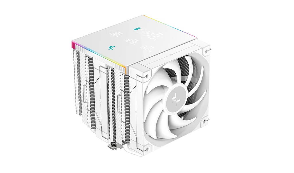DISIPADOR DEEPCOOL AK620 DIGITAL PRO BLANCO LGA1700/AM5 R-AK620-WHAPMN-G 11M DE GARANTIA