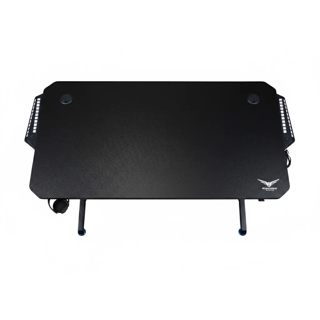 ESCRITORIO GAMER NACEB ERGONOMICO NEGRO 130X60CM SOPORTA HASTA 70 KG NA-0628 6M DE GARANTIA